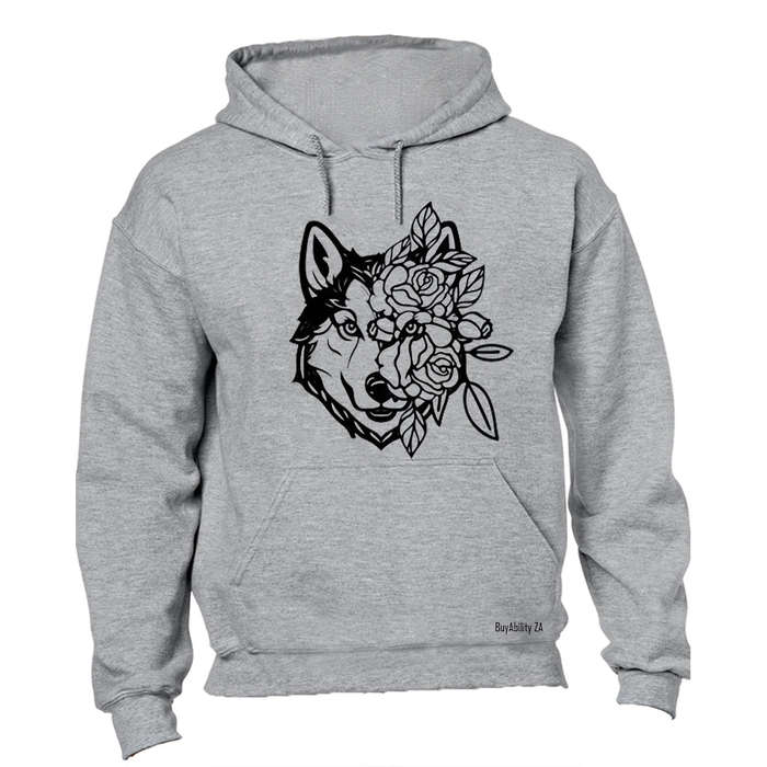 Floral Husky - Hoodie