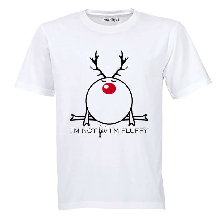 Fluffy Reindeer - Christmas - Adults - T-Shirt