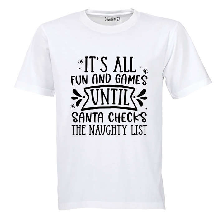 Fun and Games - Christmas - Adults - T-Shirt
