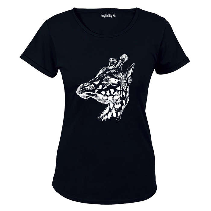 Giraffe Sketch - Ladies - T-Shirt