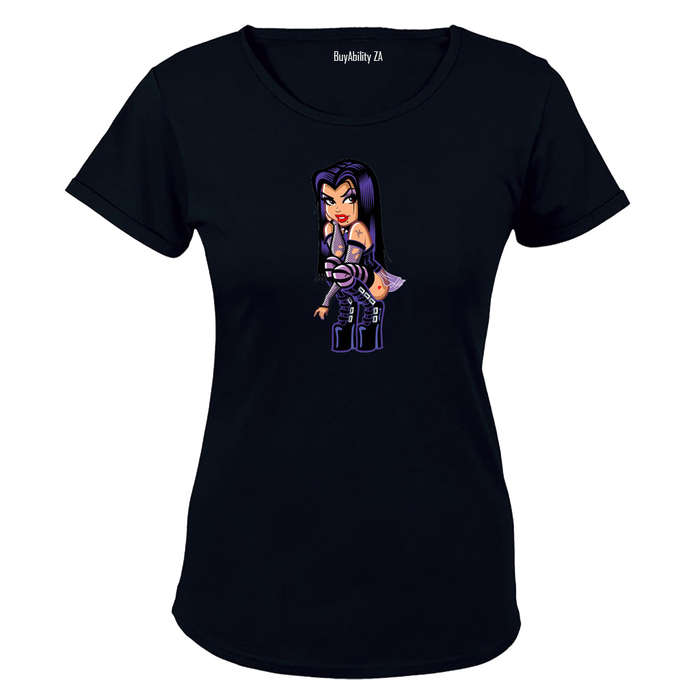 Goth Girl - Thinking - Ladies - T-Shirt