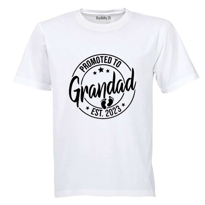 Grandad Est. 2023 - Adults - T-Shirt