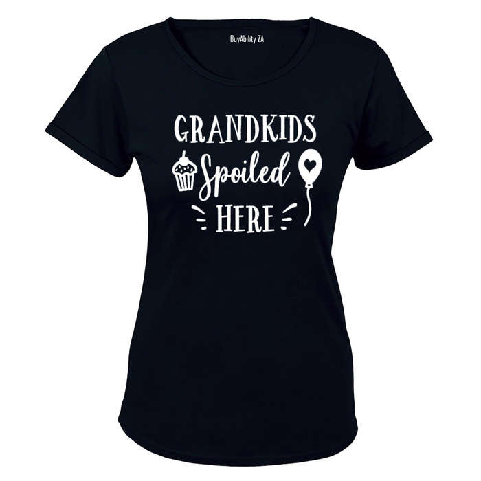 Grandkids Spoiled Here - Ladies - T-Shirt
