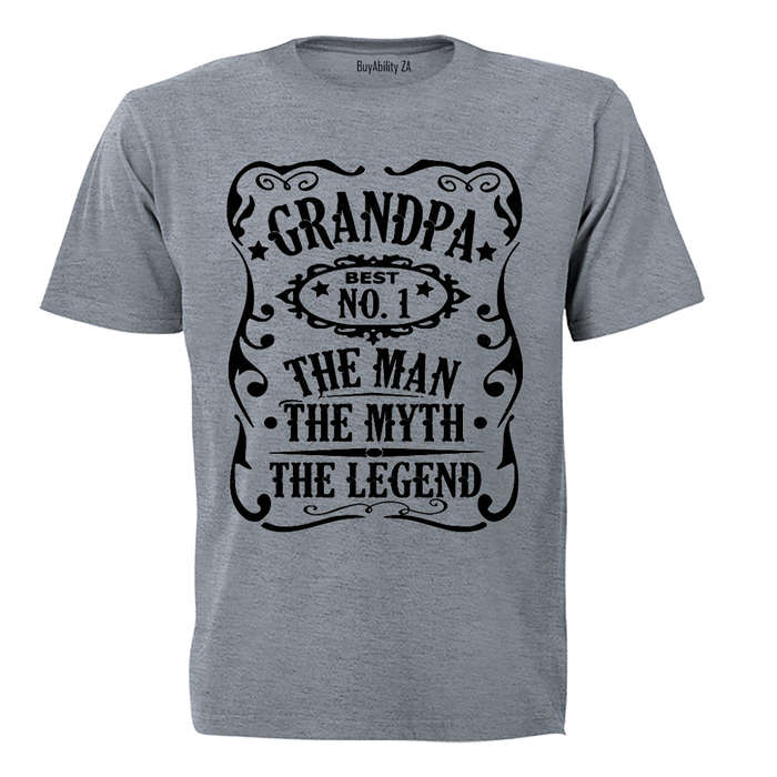 Grandpa - The Man. Myth. Legend - Adults - T-Shirt