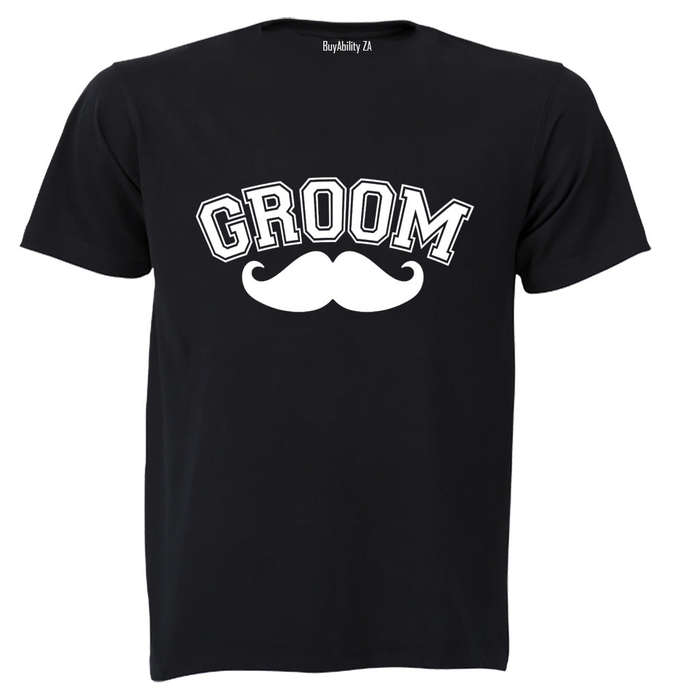 Groom - Mustache - Adults - T-Shirt