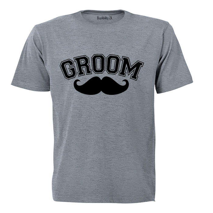 Groom - Mustache - Adults - T-Shirt
