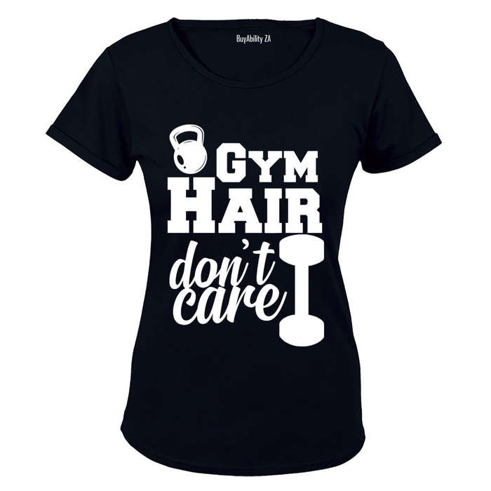 Gym Hair - Don't Care - Ladies - T-Shirt