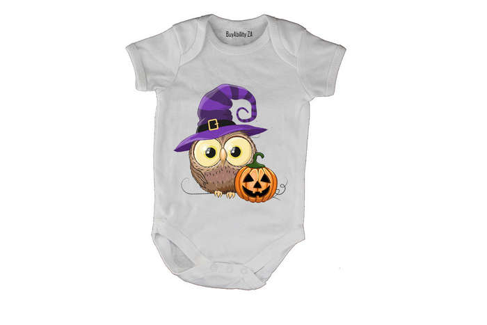 Halloween Owl - Baby Grow