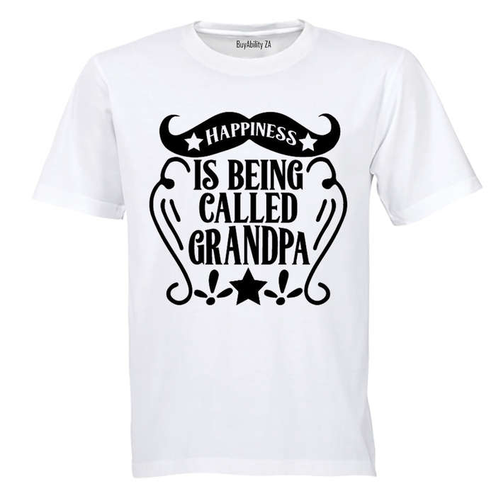 Happiness is being Called Grandpa - Adults - T-Shirt
