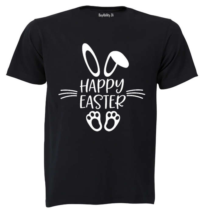 Happy Easter - Bunny Feet - Adults - T-Shirt
