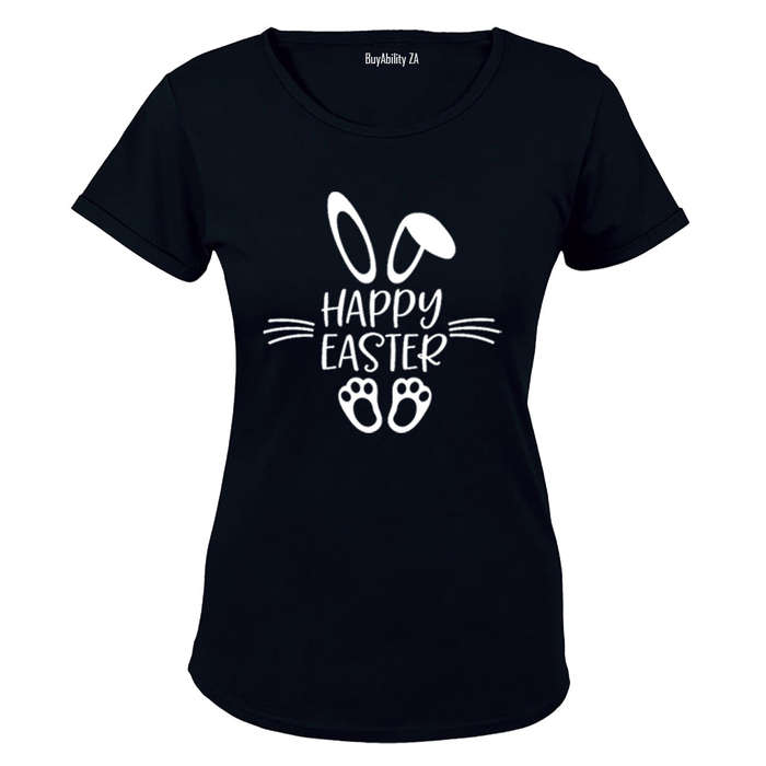 Happy Easter - Bunny Feet - Ladies - T-Shirt