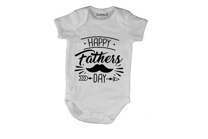 Happy Father's Day - Arrow - Baby Grow