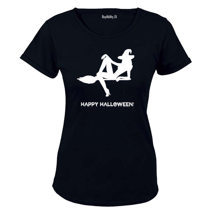 Witch, Happy Halloween - Halloween Inspired! - Ladies - T-Shirt