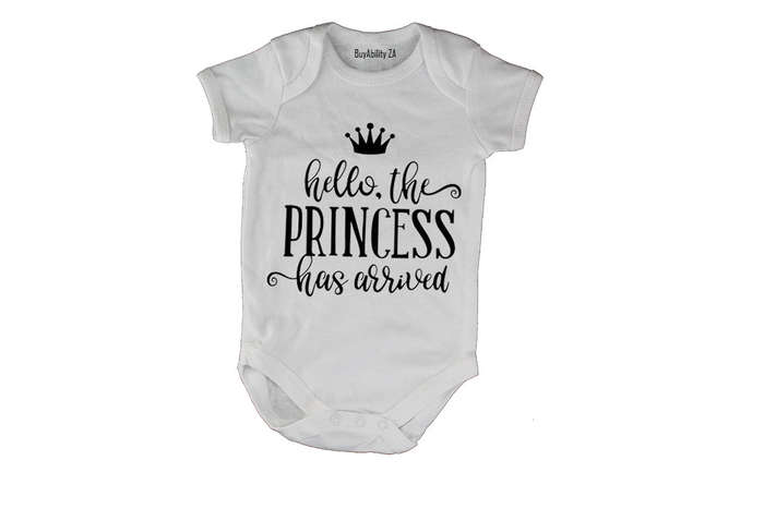 Hello - The Princess has Arrived! - Baby Grow
