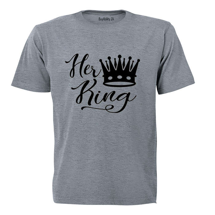 Her King - Crown - Adults - T-Shirt