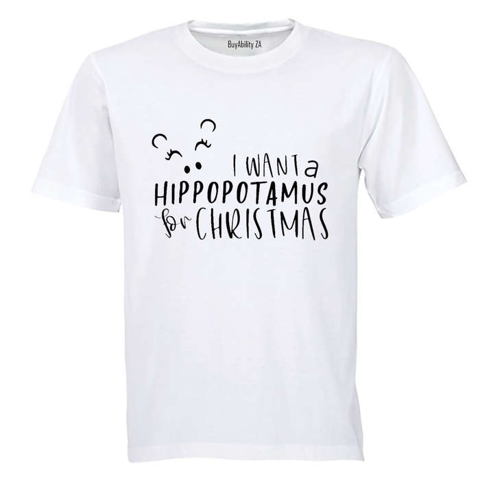 Hippo For Christmas - Kids T-Shirt