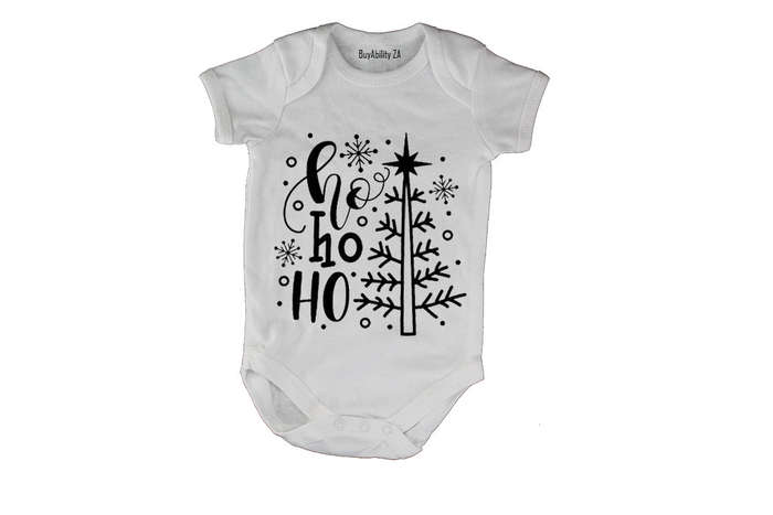 Ho Ho Ho - Christmas TREE - Baby Grow