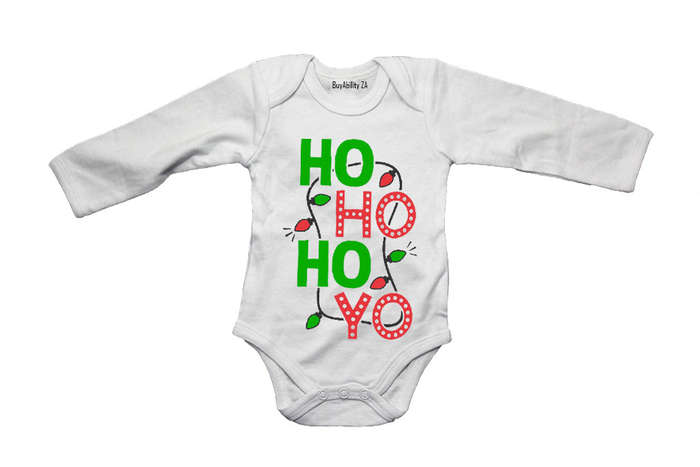 Ho Ho Ho Yo - Christmas - Baby Grow