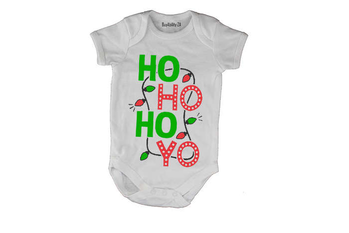 Ho Ho Ho Yo - Christmas - Baby Grow