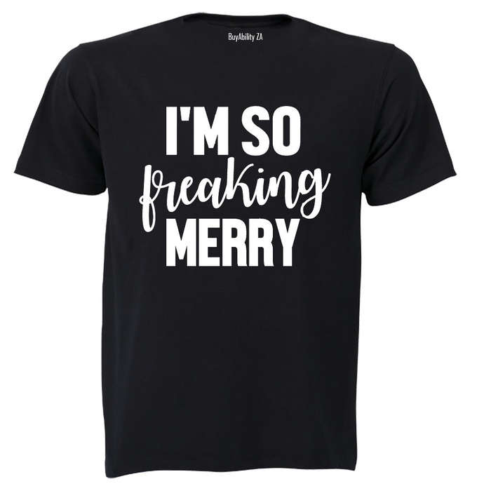 So Merry - Christmas - Adults - T-Shirt