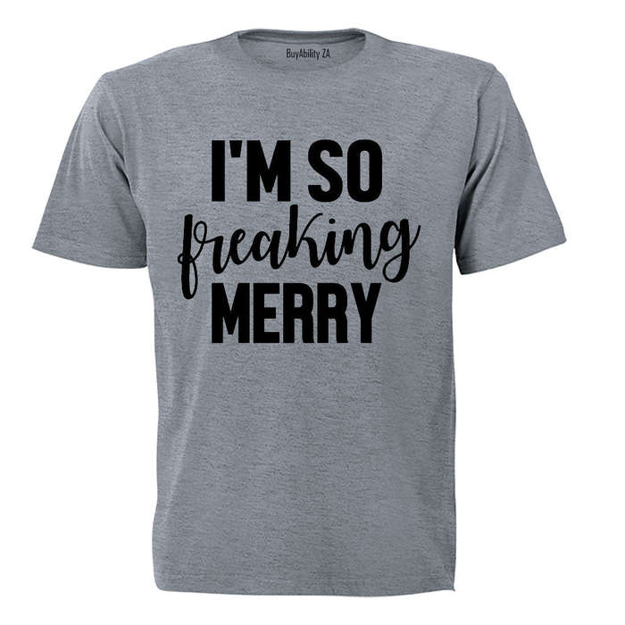 So Merry - Christmas - Adults - T-Shirt