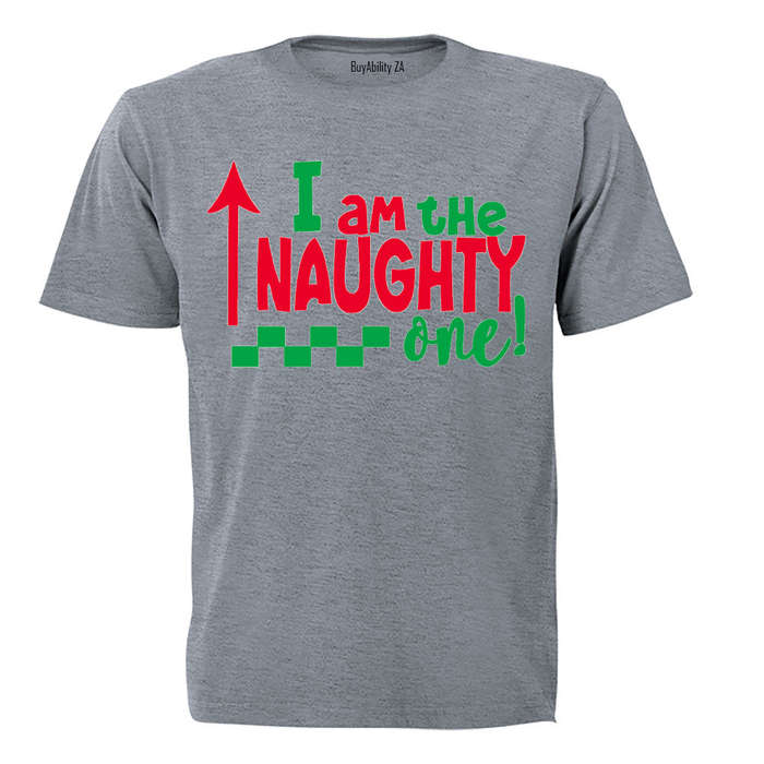 I Am the Naughty One - Christmas - Kids T-Shirt