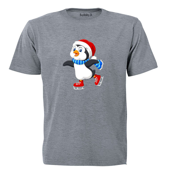 Ice Skating Penguin - Kids T-Shirt