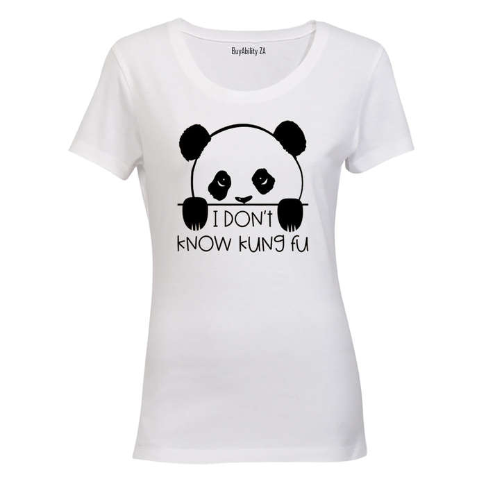 I Don't Know Kung Pu - Panda - Ladies - T-Shirt