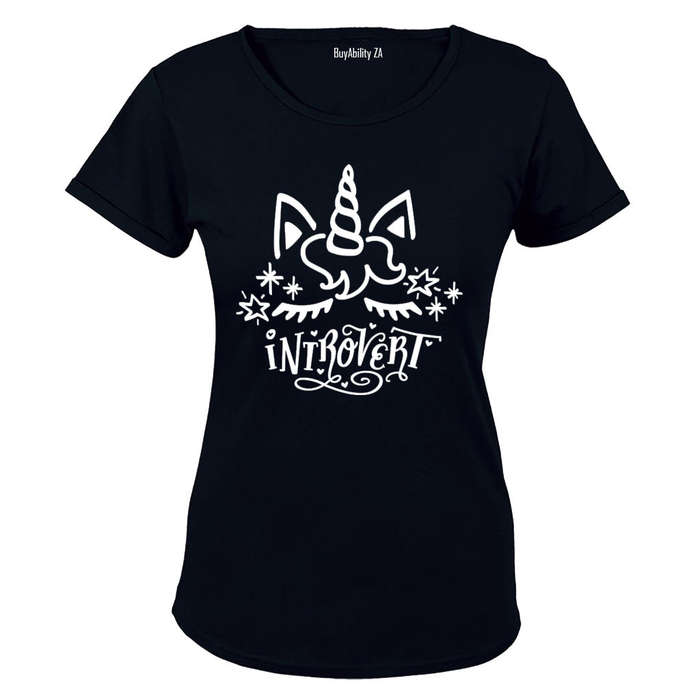 Introvert Unicorn - Ladies - T-Shirt