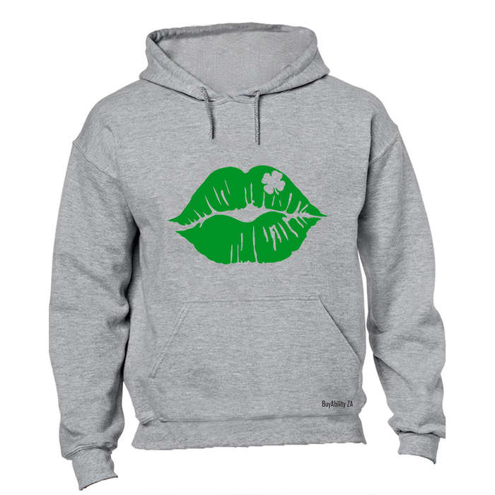 Irish Kiss - Lips - St. Patrick's Day - Hoodie
