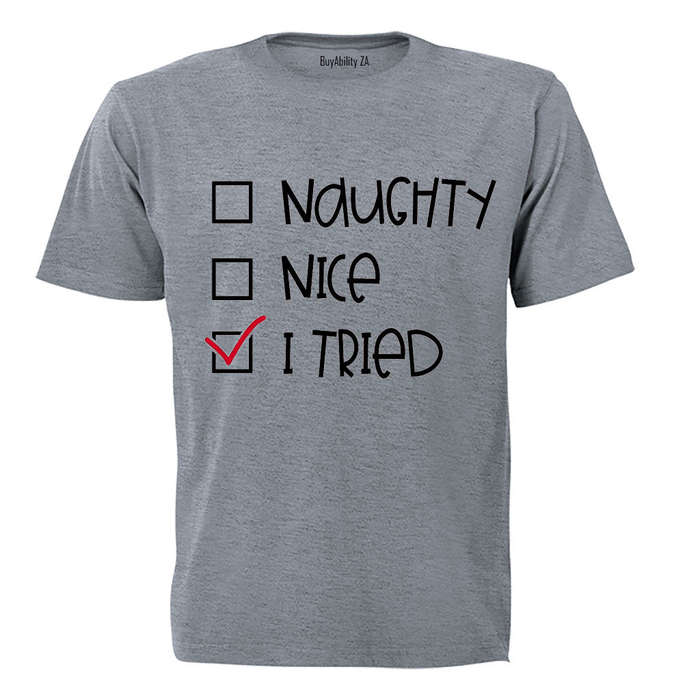 I Tried - Christmas - Kids T-Shirt