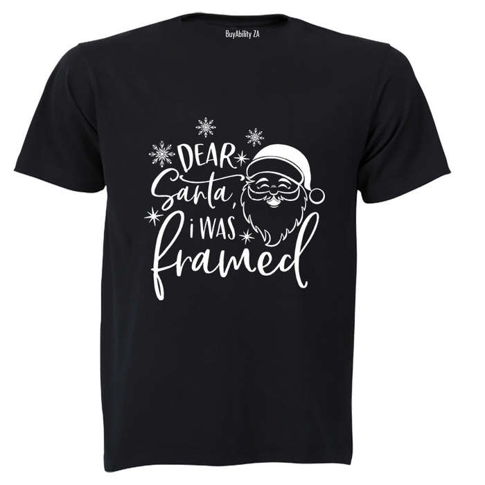 I Was Framed - Christmas - Adults - T-Shirt