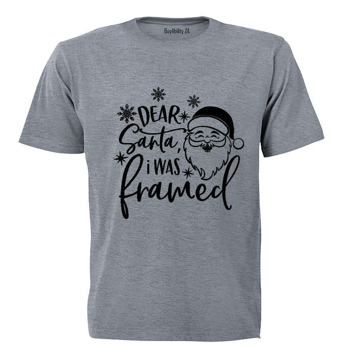 I Was Framed - Christmas - Adults - T-Shirt