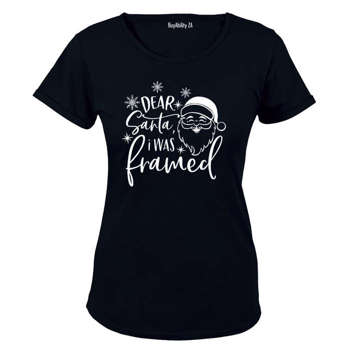 I Was Framed - Christmas - Ladies - T-Shirt