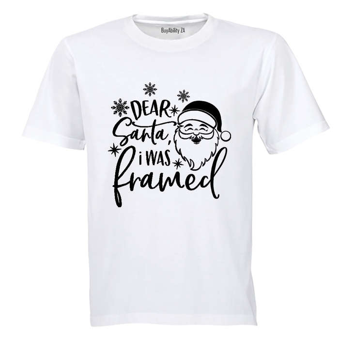 I Was Framed - Christmas - Adults - T-Shirt