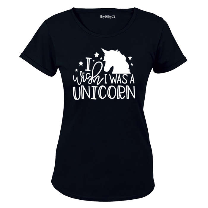 I Wish I was a Unicorn - Ladies - T-Shirt