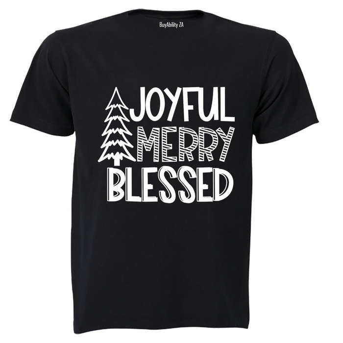 Joyful. Merry - Christmas - Adults - T-Shirt