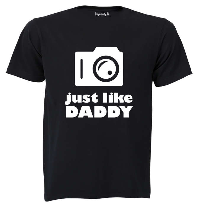 Just Like Daddy - Camera - Kids T-Shirt