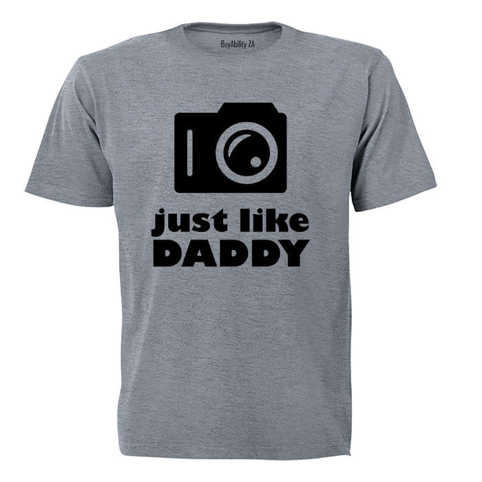 Just Like Daddy - Camera - Kids T-Shirt