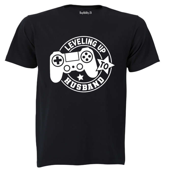 Leveling Up To Husband - Adults - T-Shirt
