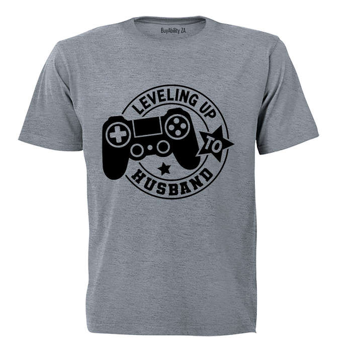 Leveling Up To Husband - Adults - T-Shirt