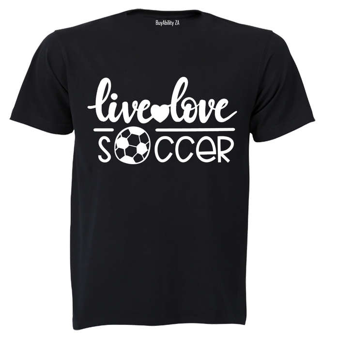 Live. Love. Soccer - Kids T-Shirt