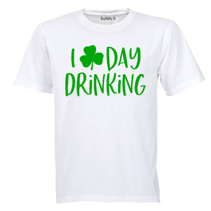 Day Drinking - St. Patrick's Day - Adults - T-Shirt