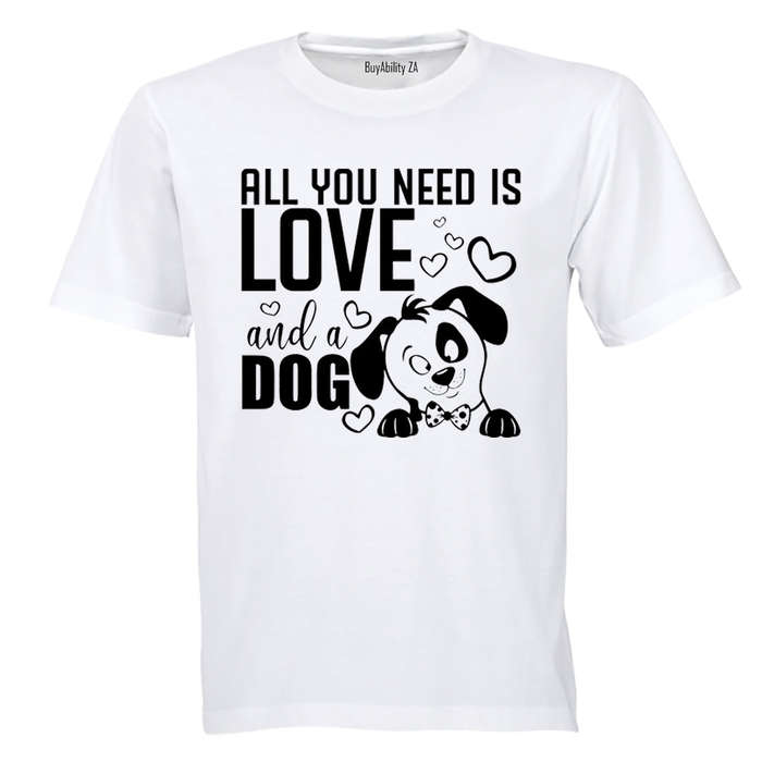 Love & A Dog - Adults - T-Shirt