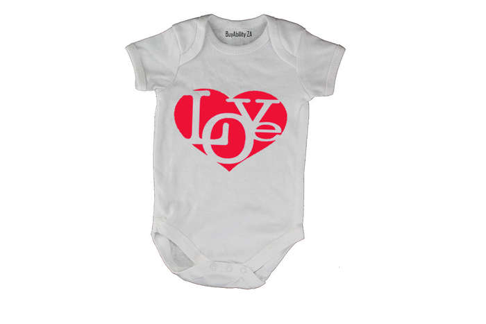 Love - Heart - Baby Grow