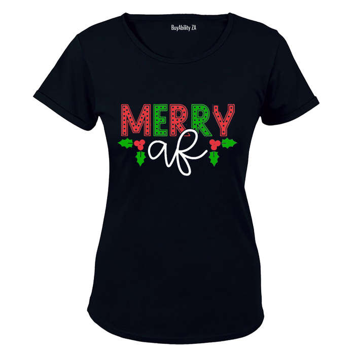 Merry - Christmas - Ladies - T-Shirt