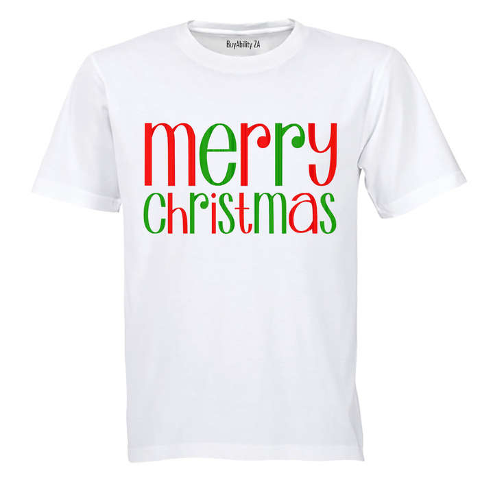Merry Christmas - Colourful - Kids T-Shirt