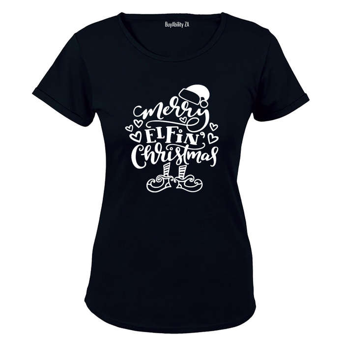 Merry Elf Christmas - Ladies - T-Shirt