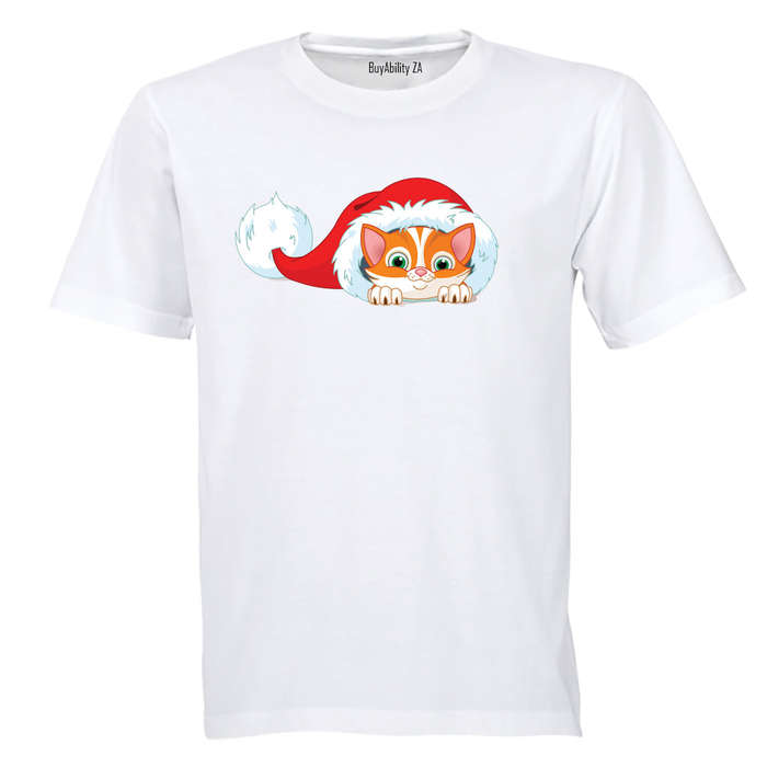 Mischief Christmas Kitten - Kids T-Shirt