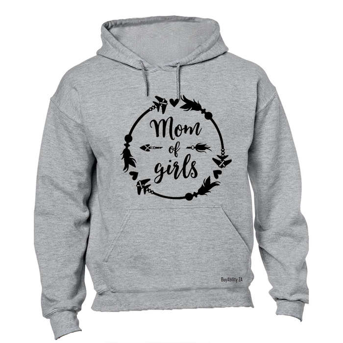 Mom of Girls - Circular - Hoodie